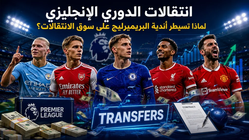انتقالات الدوري الإنجليزي وسيطرة أندية البريميرليج على سوق الانتقالات