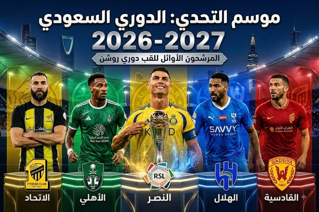 أقوى أندية الدوري السعودي 2026-2027 والمرشح للفوز بلقب دوري روشن