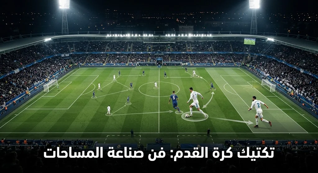 تحليلاً تكتيكياً لكيفية صناعة المساحات، وتحرك اللاعبين بدون كرة، واستغلال الفراغات لكسر خطوط الخصم.